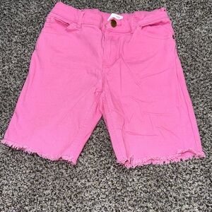 365 kids pink jean shorts